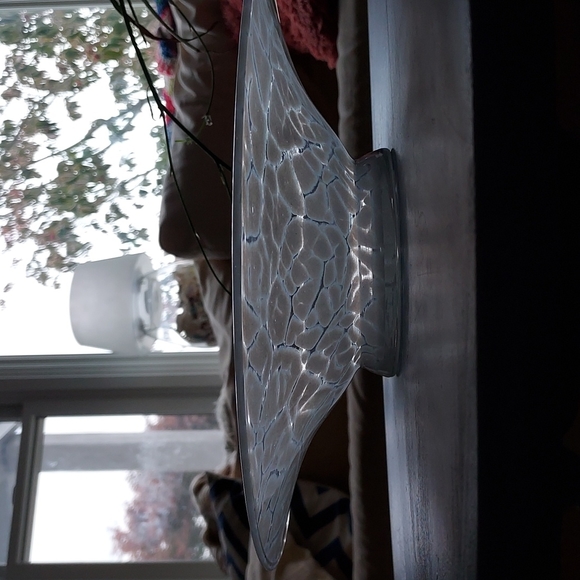 💕  Antique glass cloud  bowl candle holder centerpiece - Picture 5 of 15